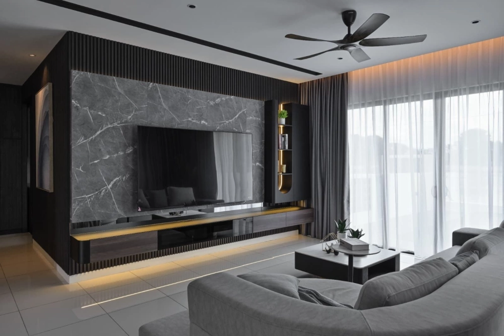 Blackout and sheer curtains