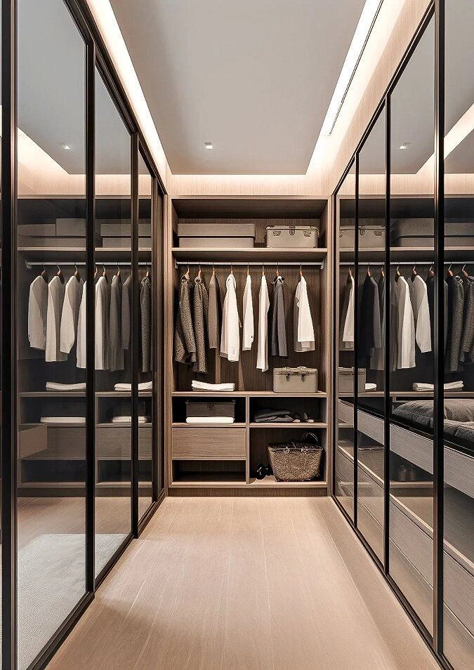 Luxury sliding door wardrobe
